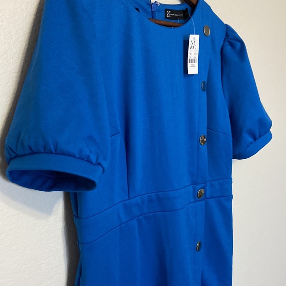 Royal blue knit dress - New York and Company - Picture 3 of 7